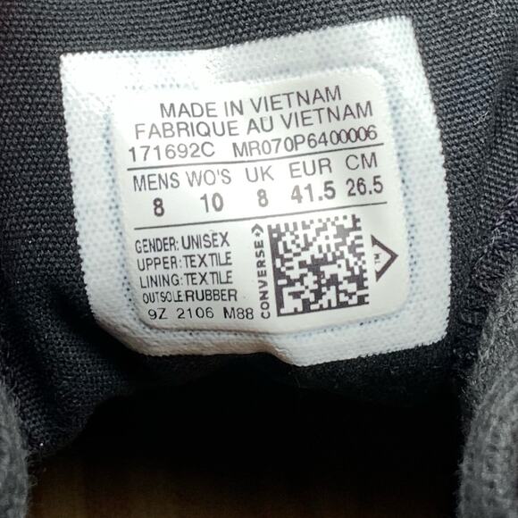 Converse Chuck 70 NBA Jam Hi Shoes 171692C Men’s Sz 8 / Women’s Sz 10 NWT - Picture 11 of 12